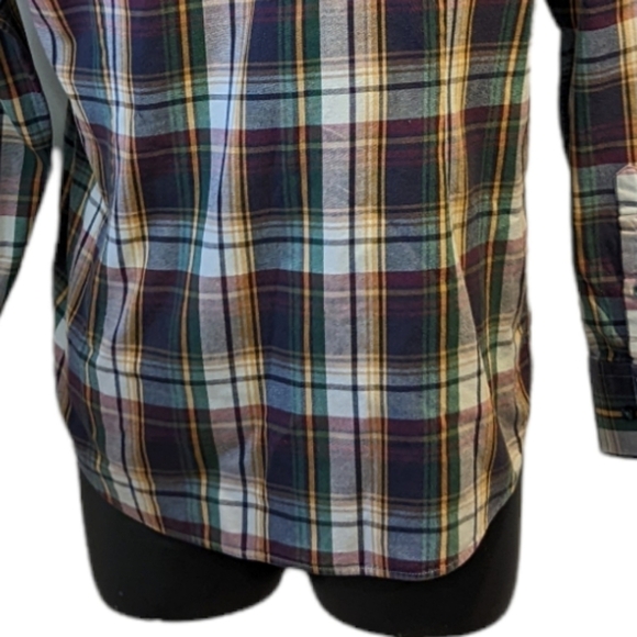 BRUNN & Stengade plaid button down shirt sz 15 3/4 - Picture 6 of 9
